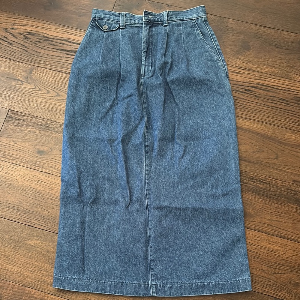 Lee Causals Denim Maxi Skirt size 6